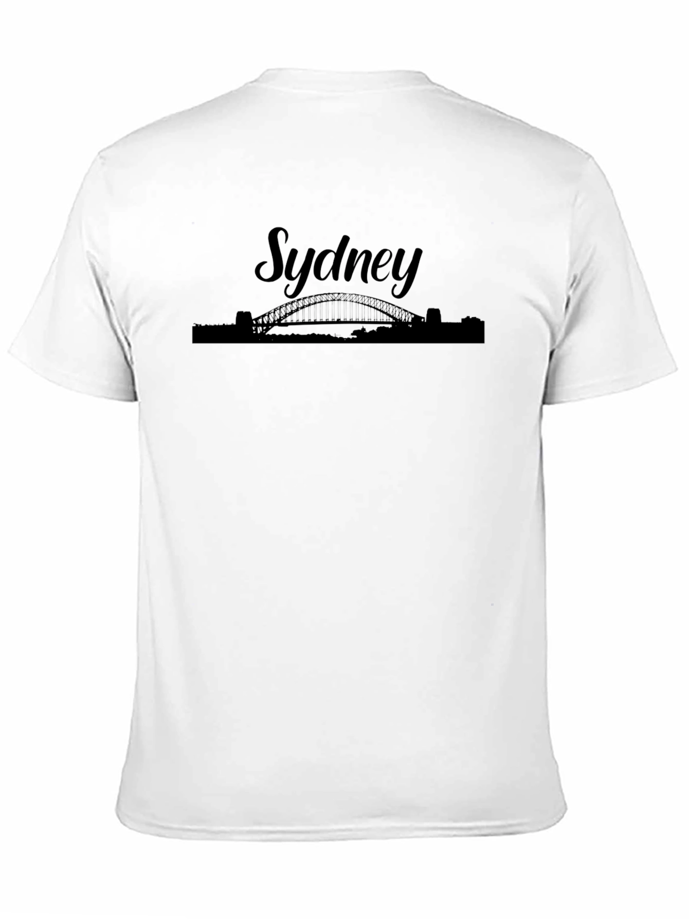 Sydney Bridge Silhouette T-Shirt - Black