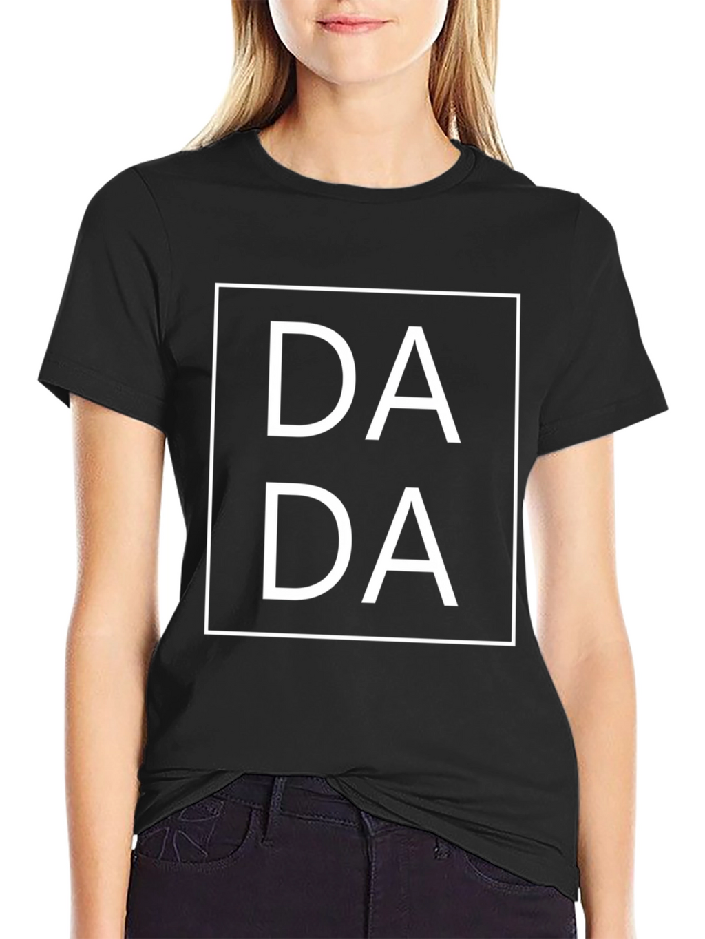 Dada T-Shirt - Black Cotton Graphic Tee