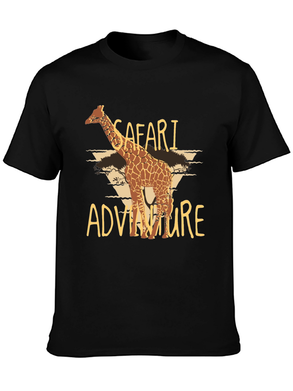 Safari Adventure Graphic Tee - Soft Cotton T-Shirt