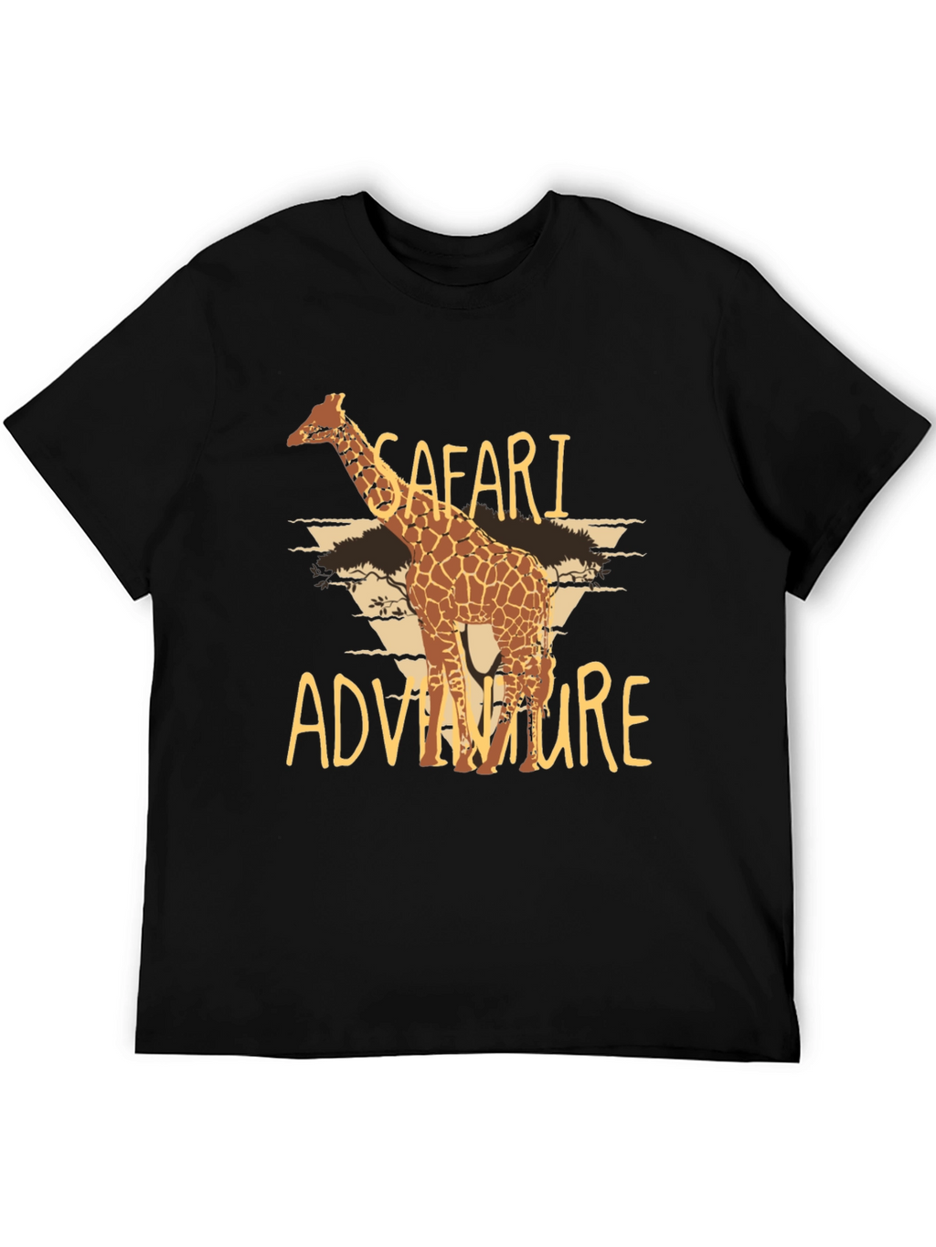 Safari Adventure Graphic Tee - Soft Cotton T-Shirt