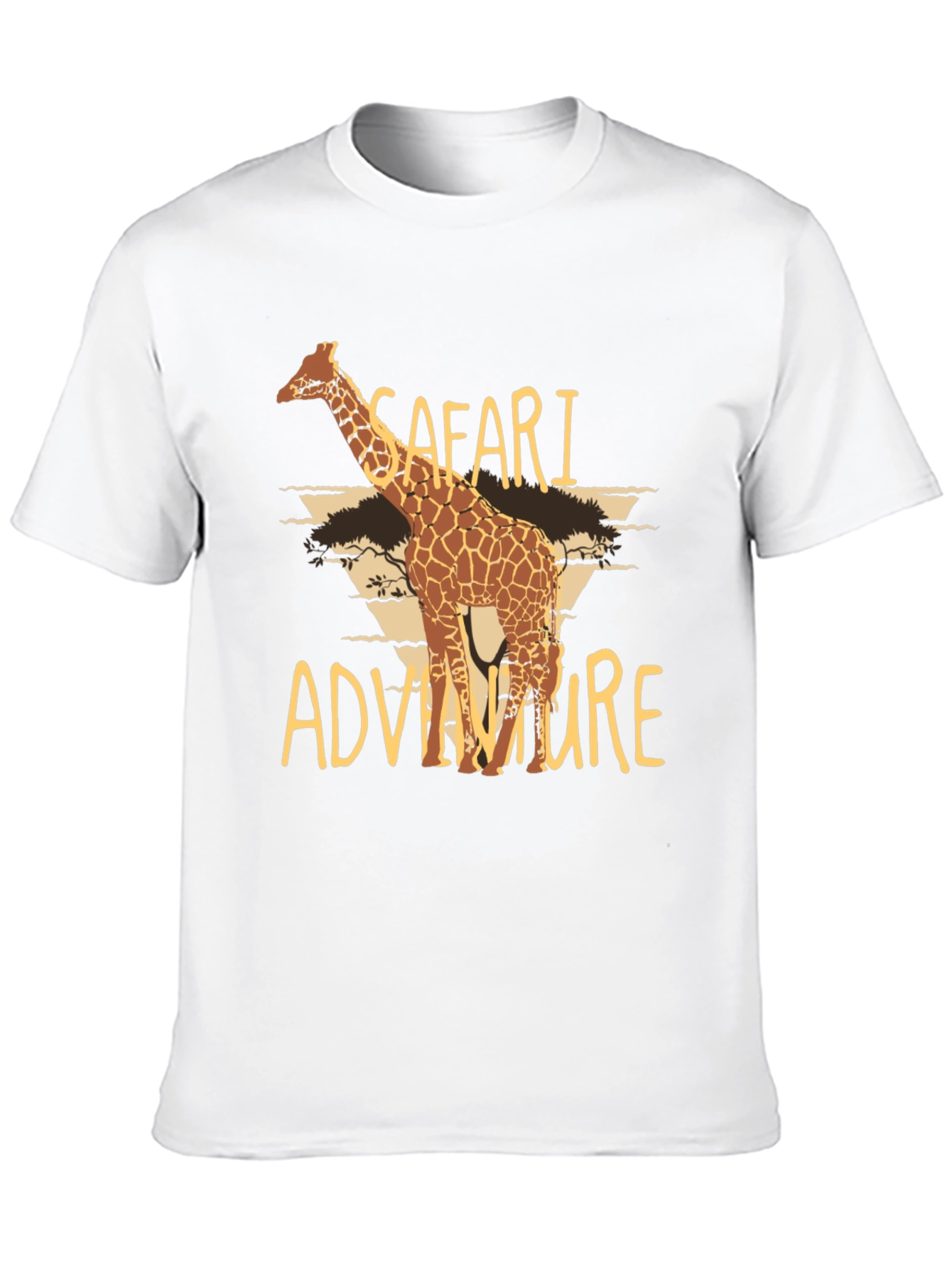Safari Adventure Graphic Tee - Soft Cotton T-Shirt