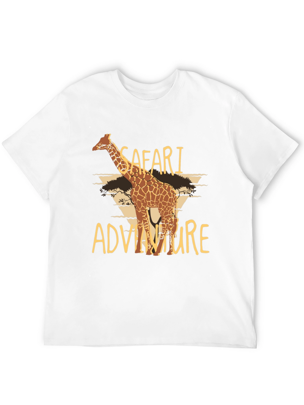 Safari Adventure Graphic Tee - Soft Cotton T-Shirt