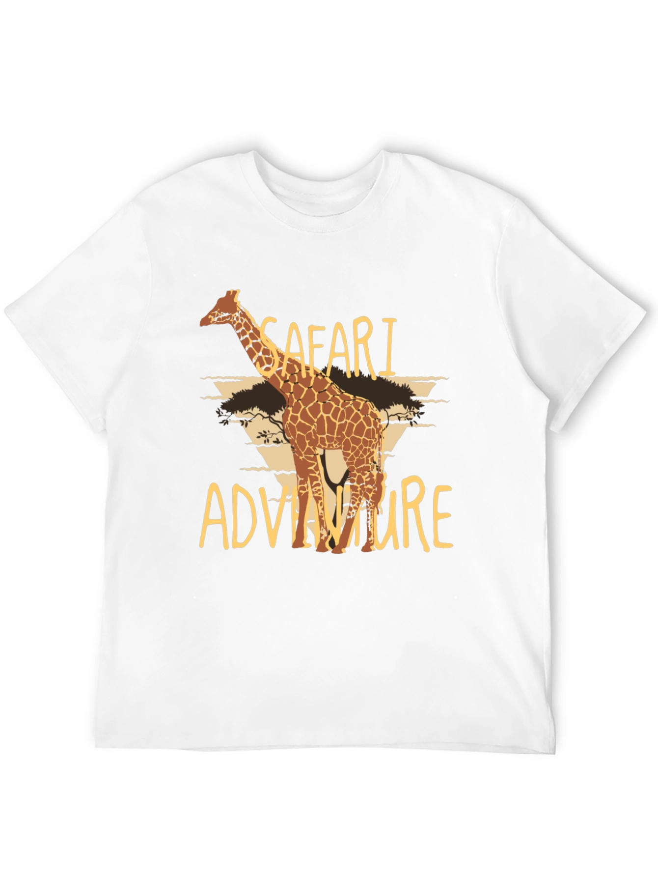 Safari Adventure Graphic Tee - Soft Cotton T-Shirt