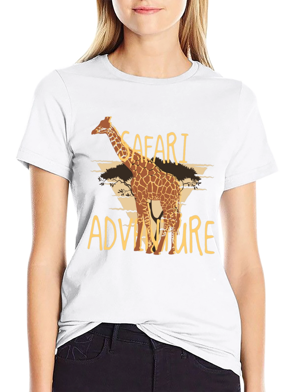 Safari Adventure Graphic Tee - Soft Cotton T-Shirt