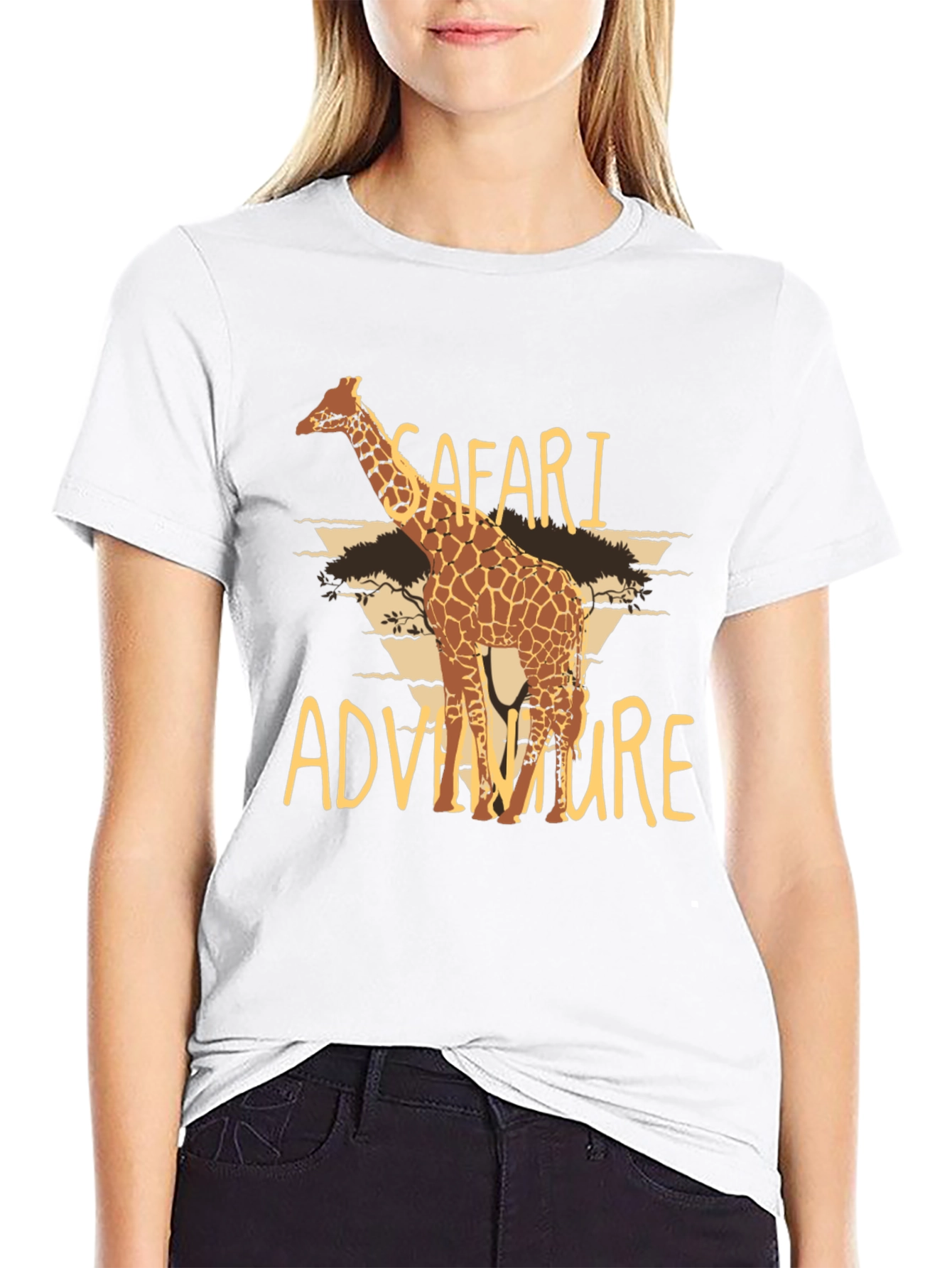 Safari Adventure Graphic Tee - Soft Cotton T-Shirt