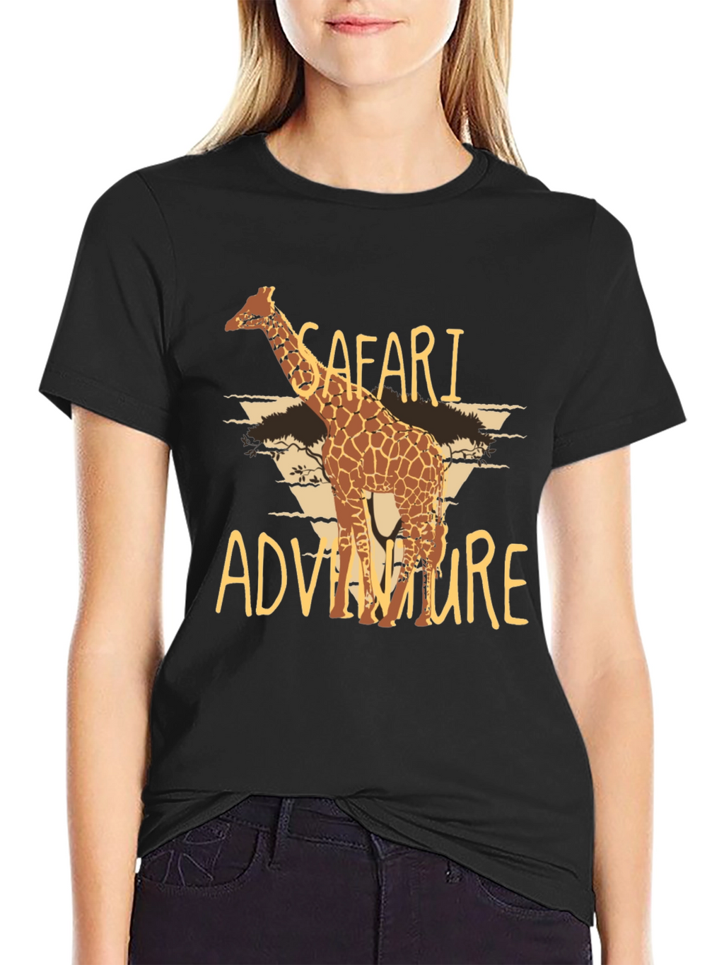 Safari Adventure Graphic Tee - Soft Cotton T-Shirt