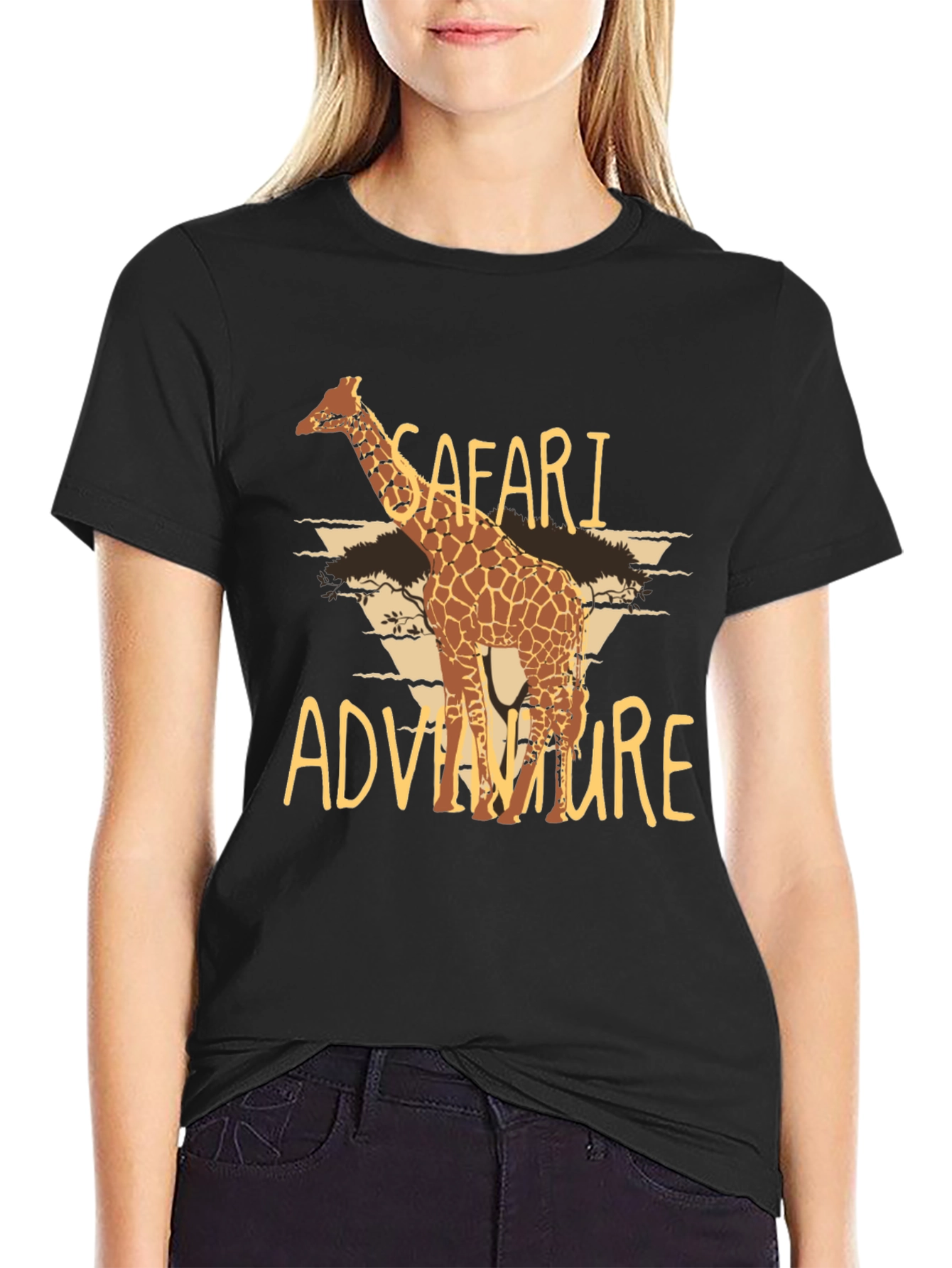 Safari Adventure Graphic Tee - Soft Cotton T-Shirt