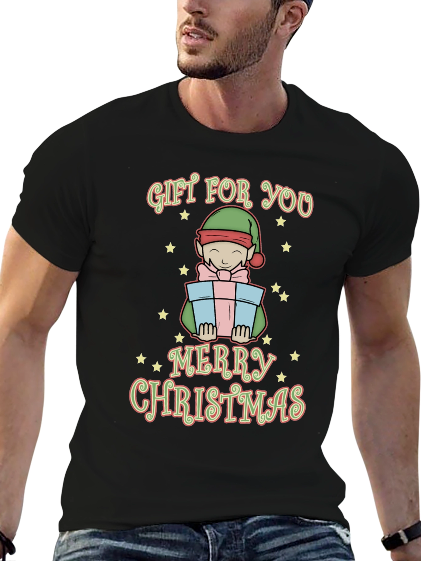 Merry Christmas Elf Gift T-Shirt