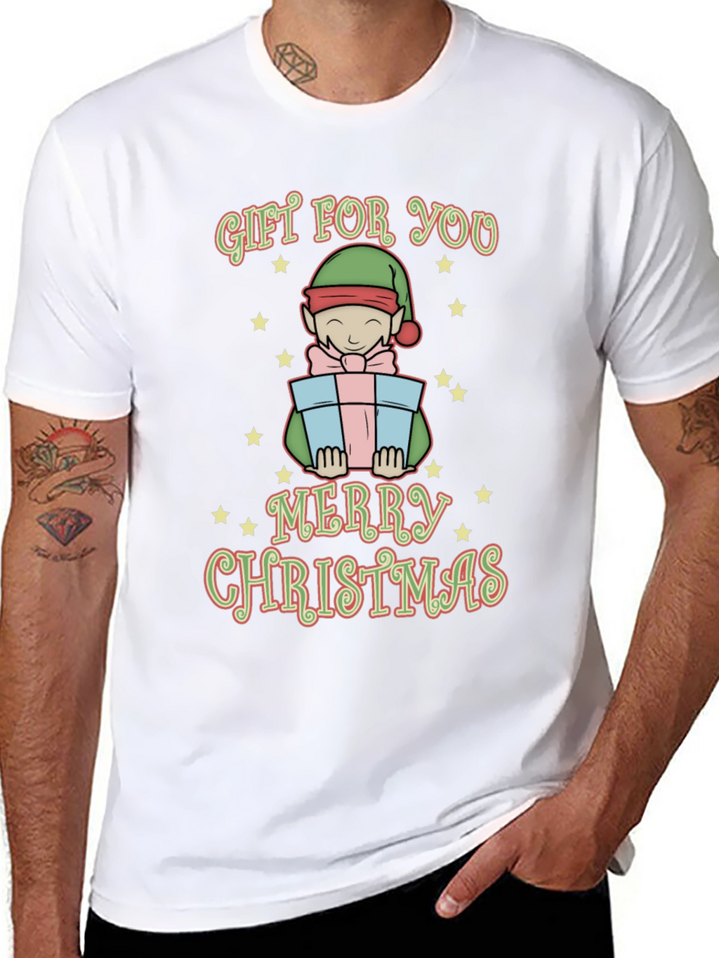 Merry Christmas Elf Gift T-Shirt