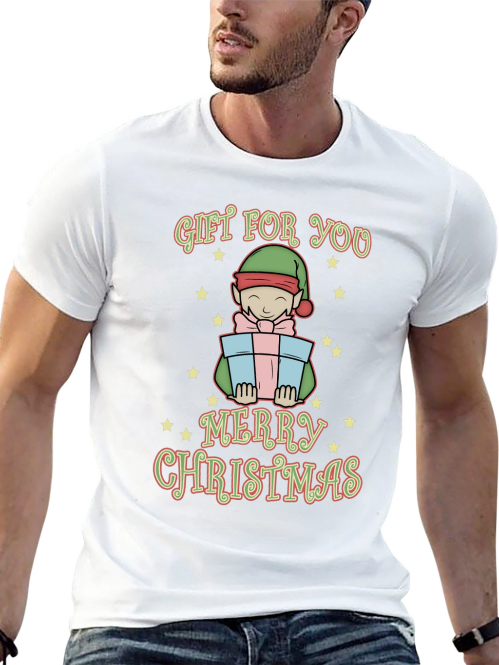Merry Christmas Elf Gift T-Shirt
