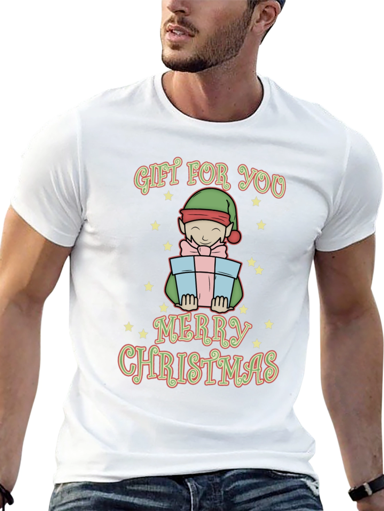 Merry Christmas Elf Gift T-Shirt