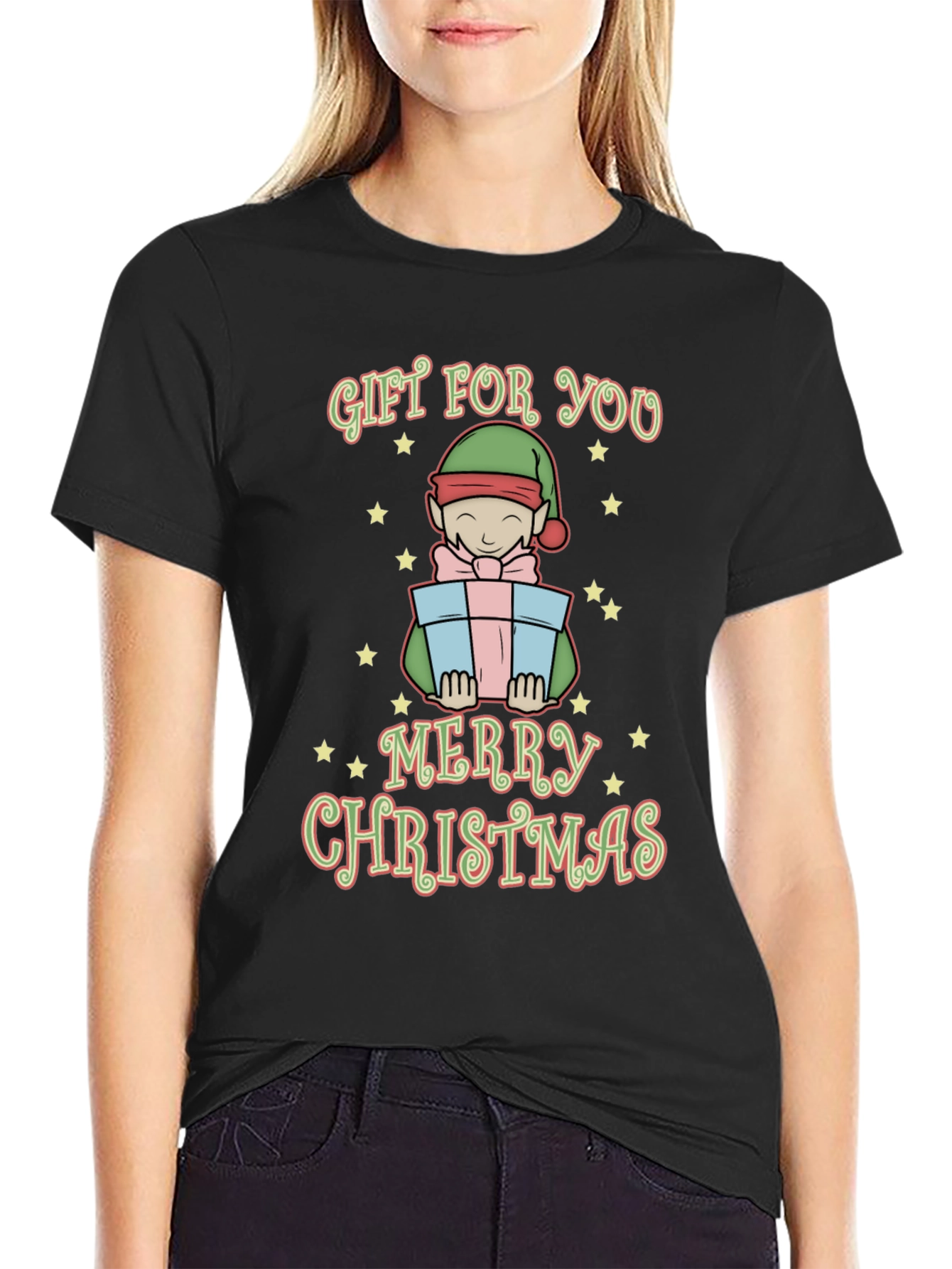 Merry Christmas Elf Gift T-Shirt