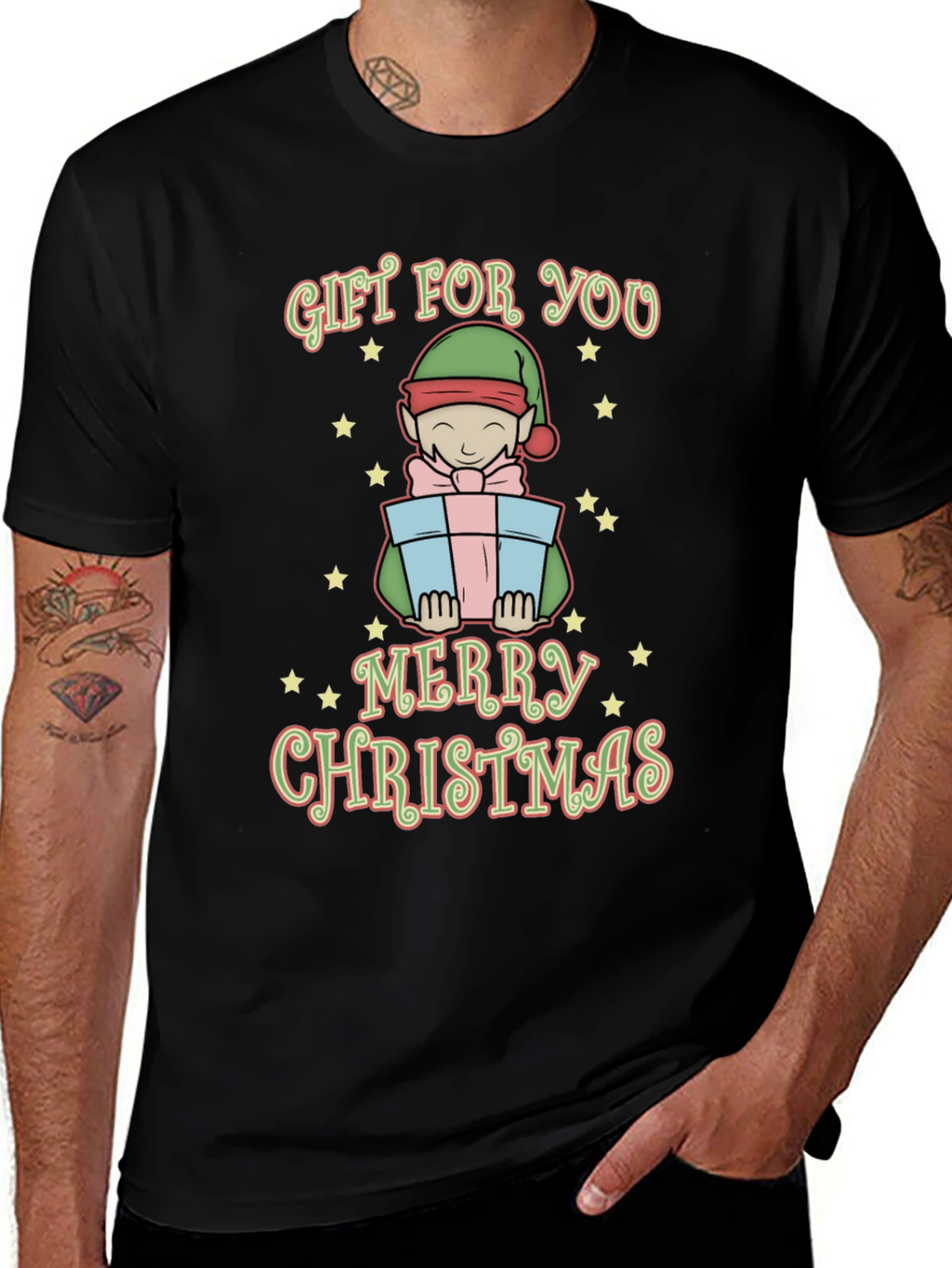 Merry Christmas Elf Gift T-Shirt