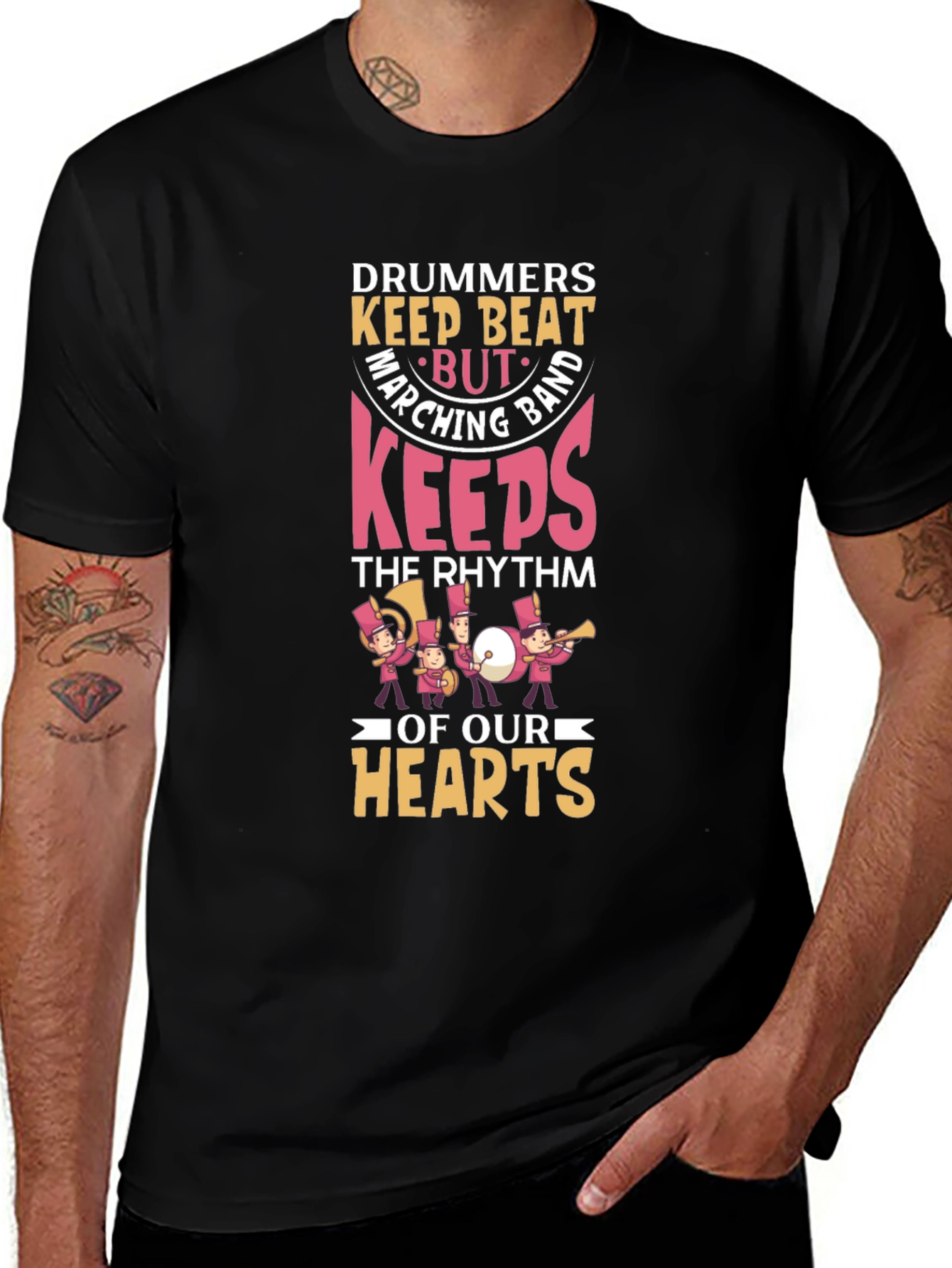Marching Band Drummer T-Shirt