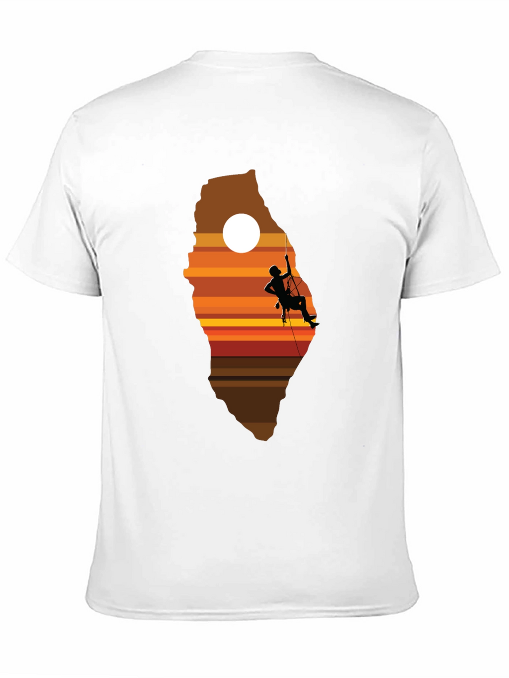 Climbing Sunset Graphic T-Shirt - Adventure Ready