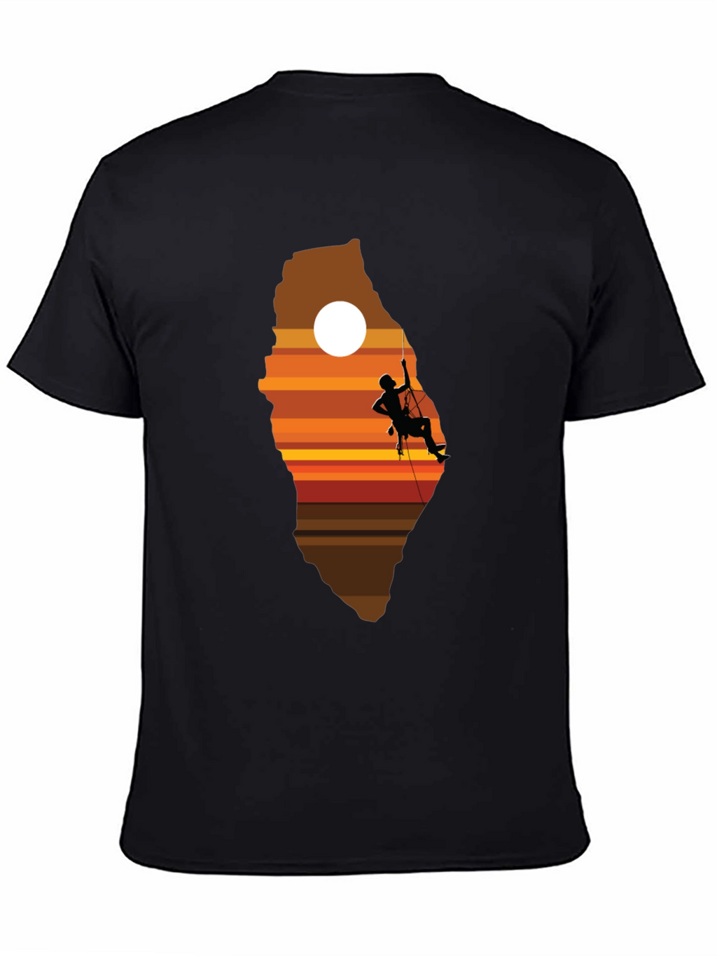 Climbing Sunset Graphic T-Shirt - Adventure Ready