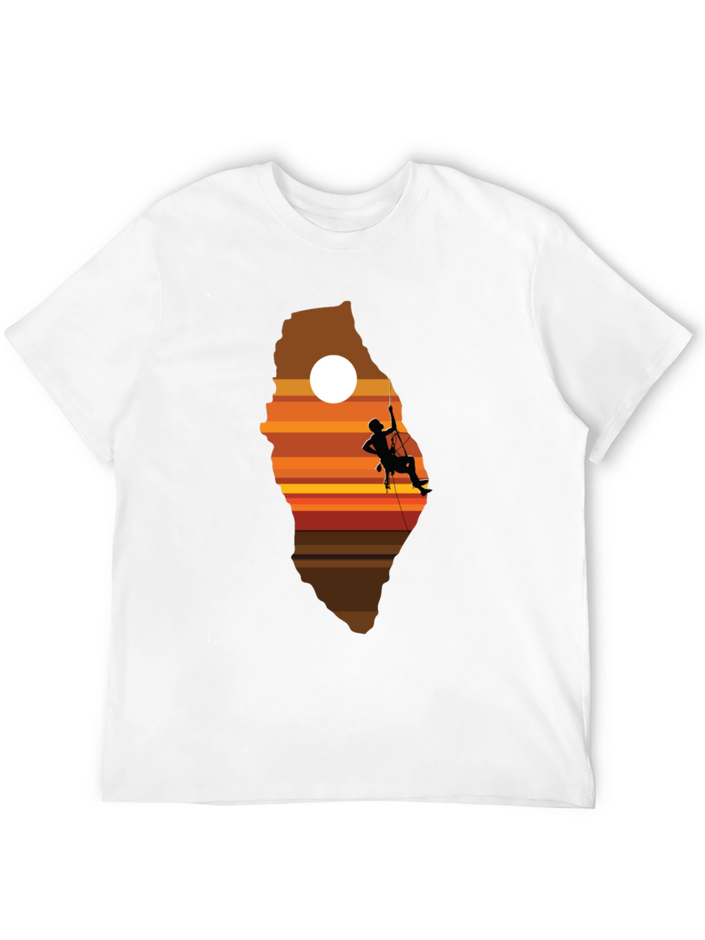Climbing Sunset Graphic T-Shirt - Adventure Ready