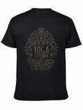 Yoga Is Power Tee - Black Graphic T-Shirt