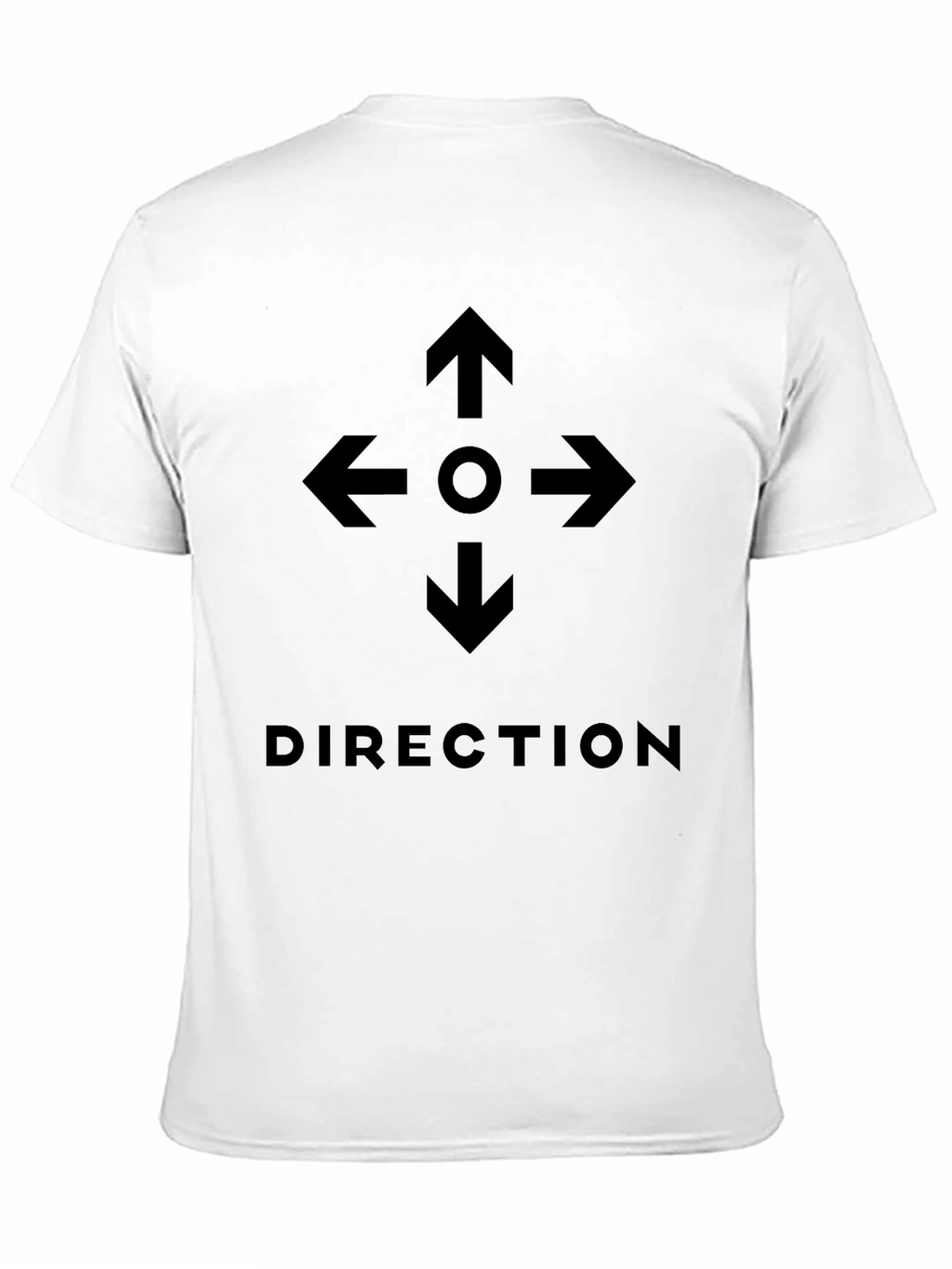 Direction Arrows Graphic Tee - Modern Compass Design