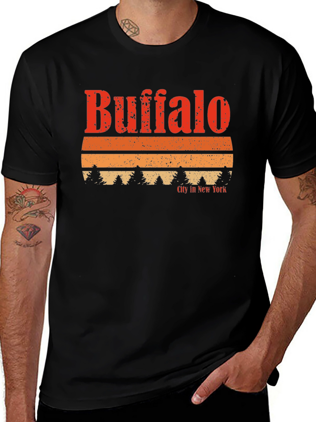 Buffalo New York Retro T-Shirt