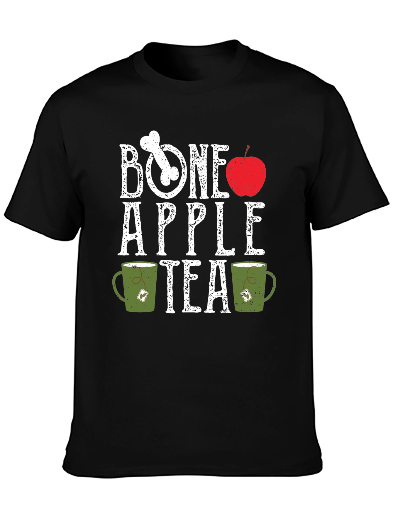 Bone Apple Tea Funny Graphic T-Shirt