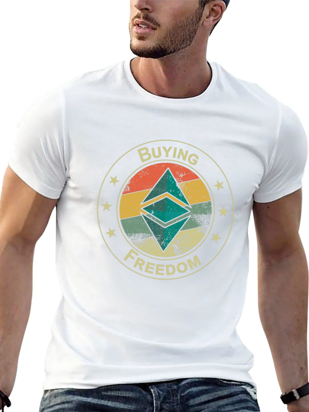 Ethereum Buying Freedom Black T-Shirt