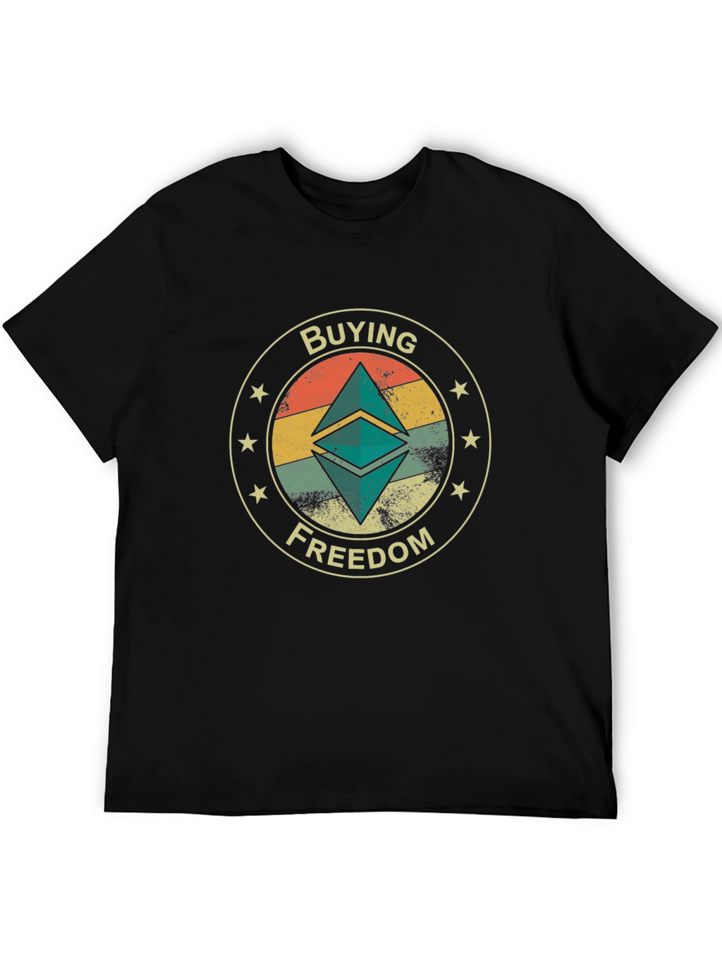Ethereum Buying Freedom Black T-Shirt