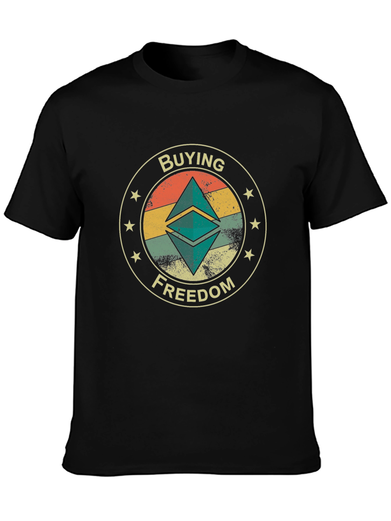 Ethereum Buying Freedom Black T-Shirt