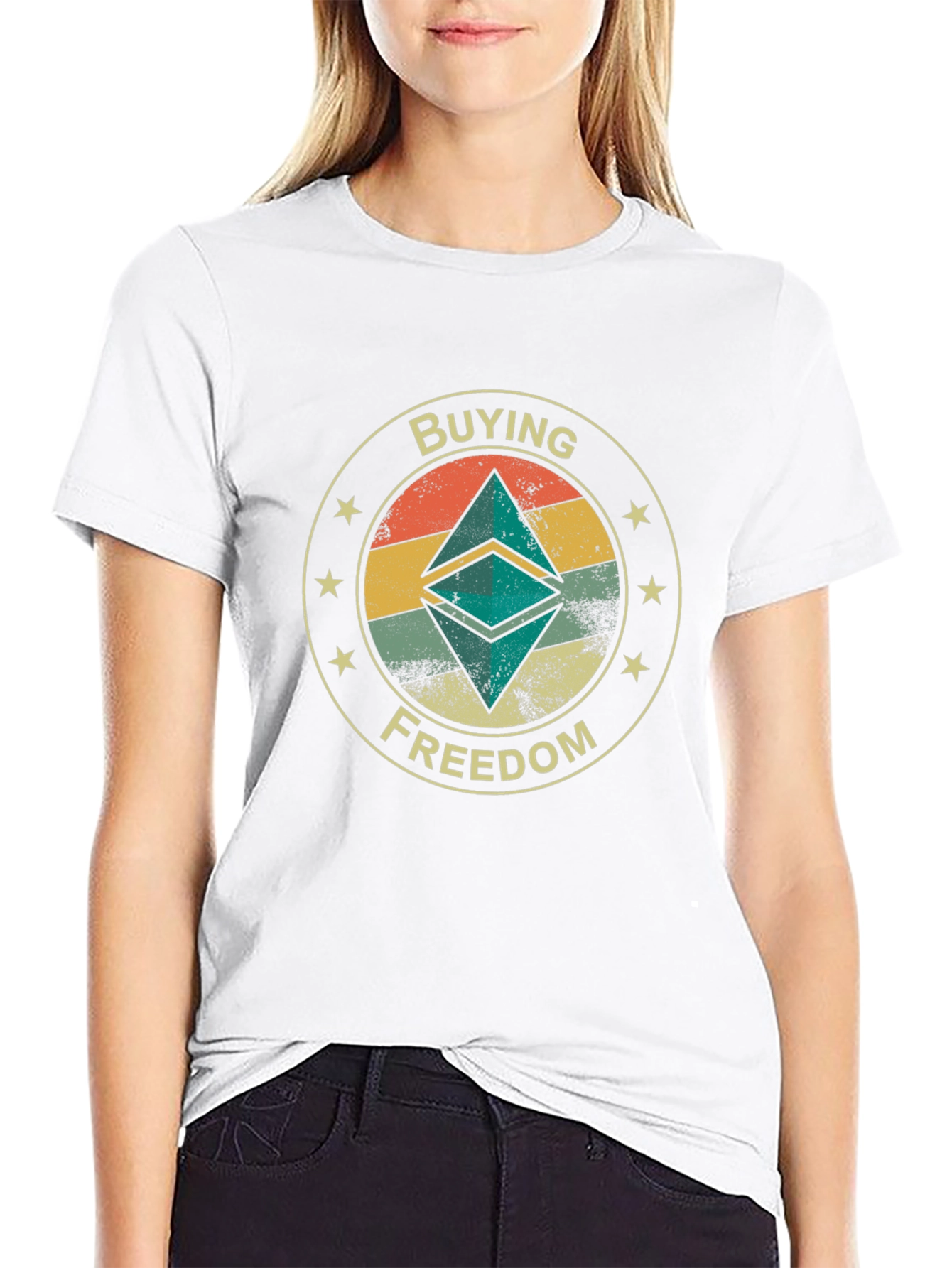 Ethereum Buying Freedom Black T-Shirt