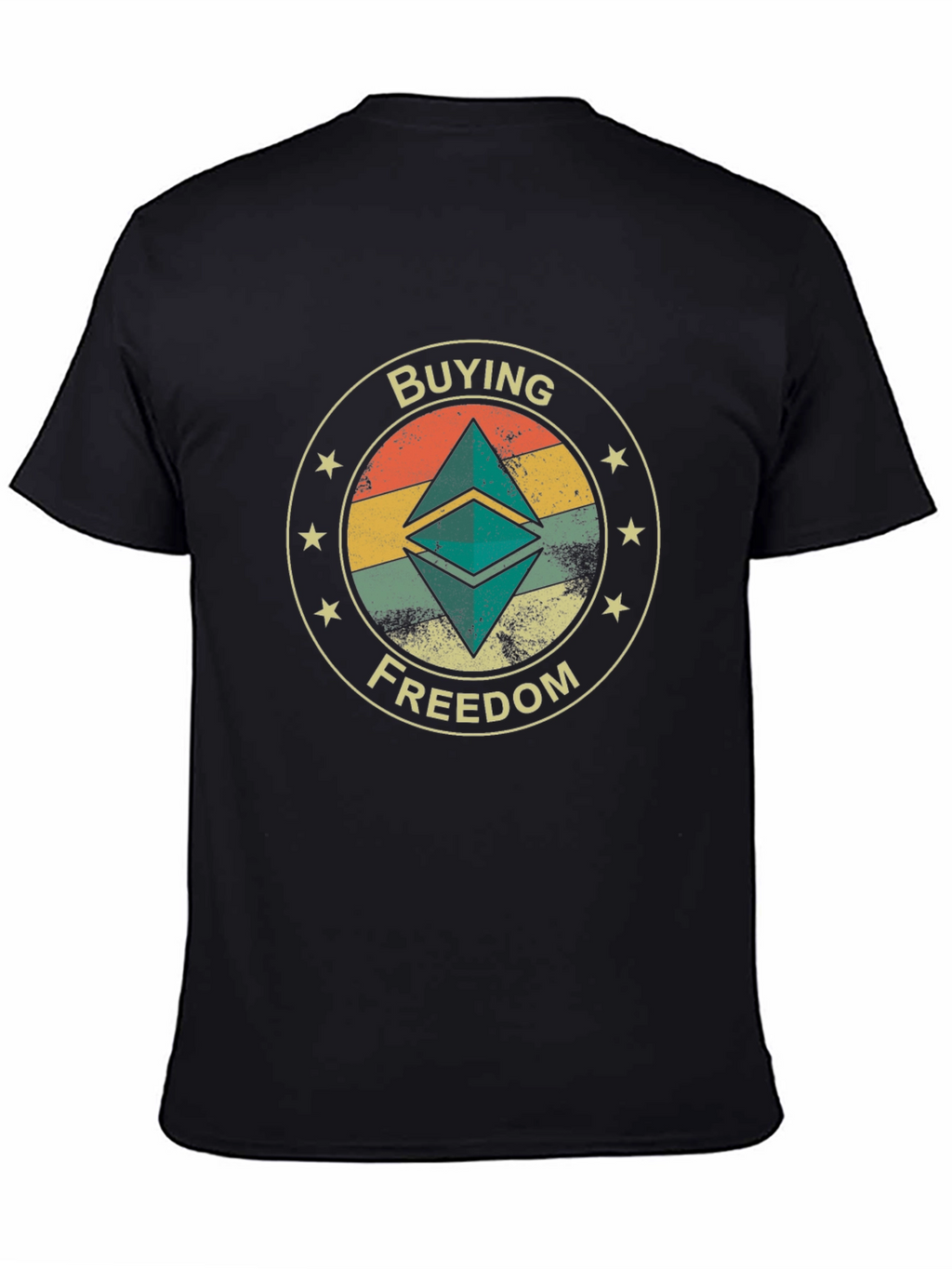 Ethereum Buying Freedom Black T-Shirt