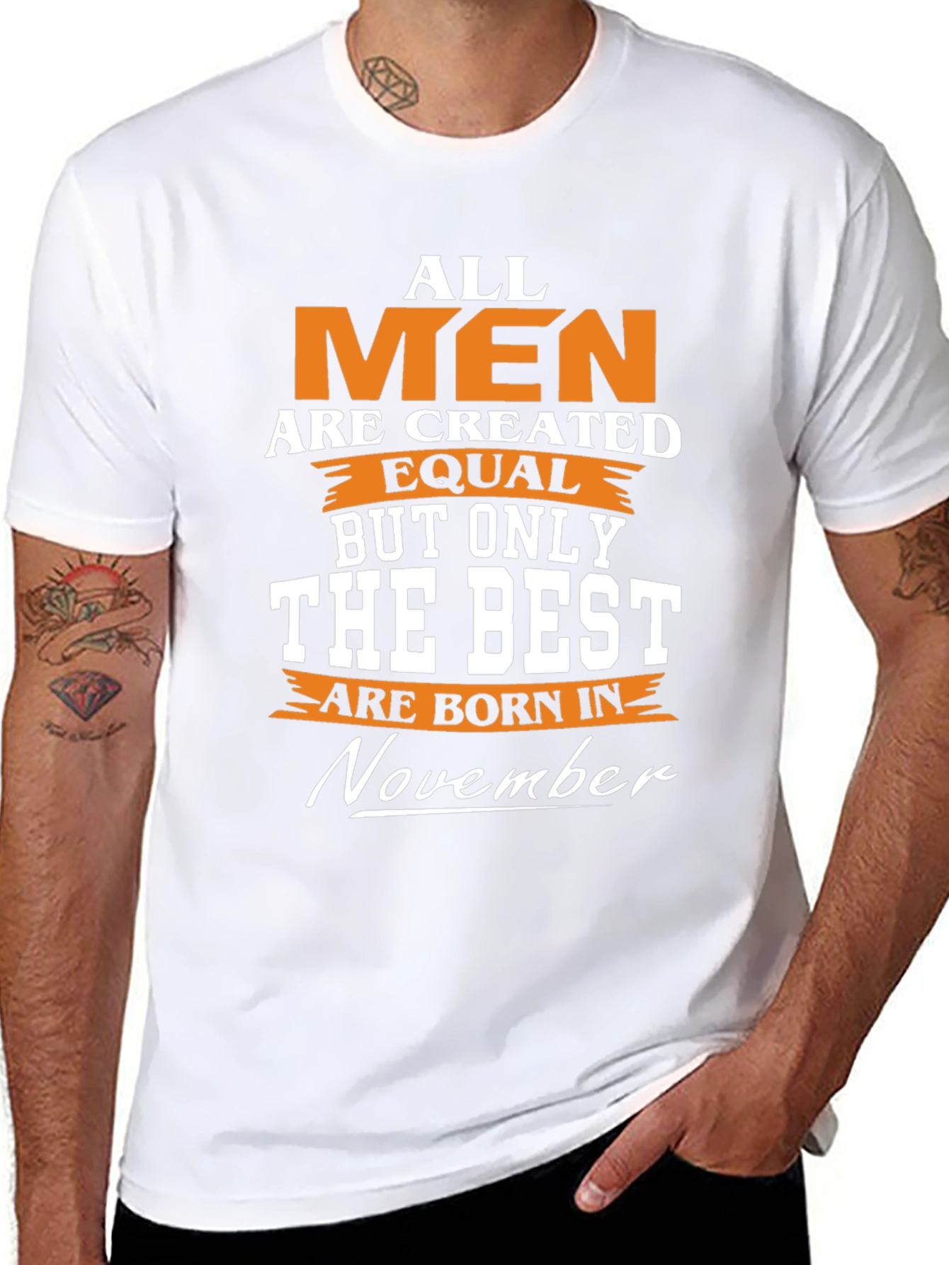 November Birthday T-Shirt - Best Men Gift