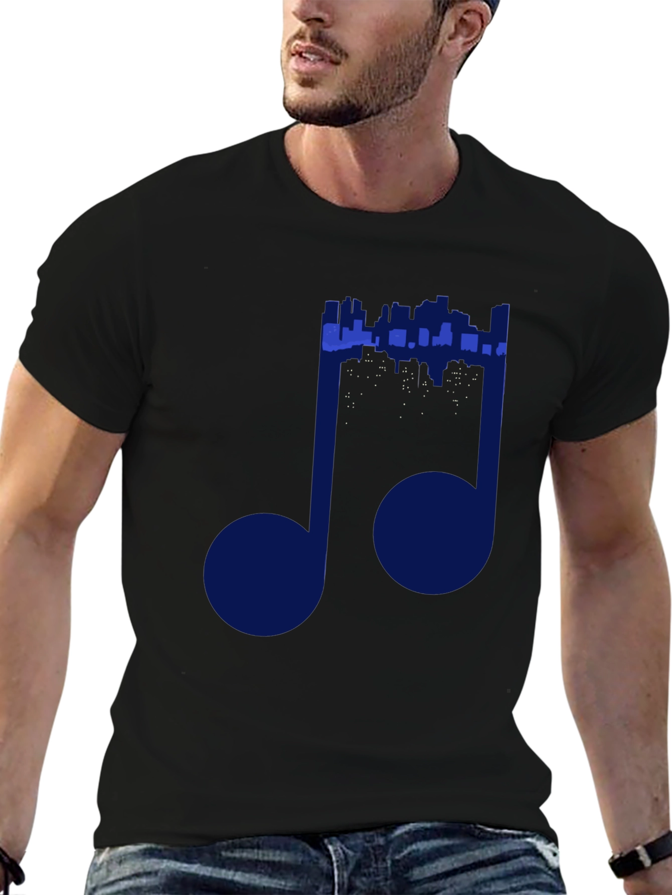 Musical Cityscape T-Shirt