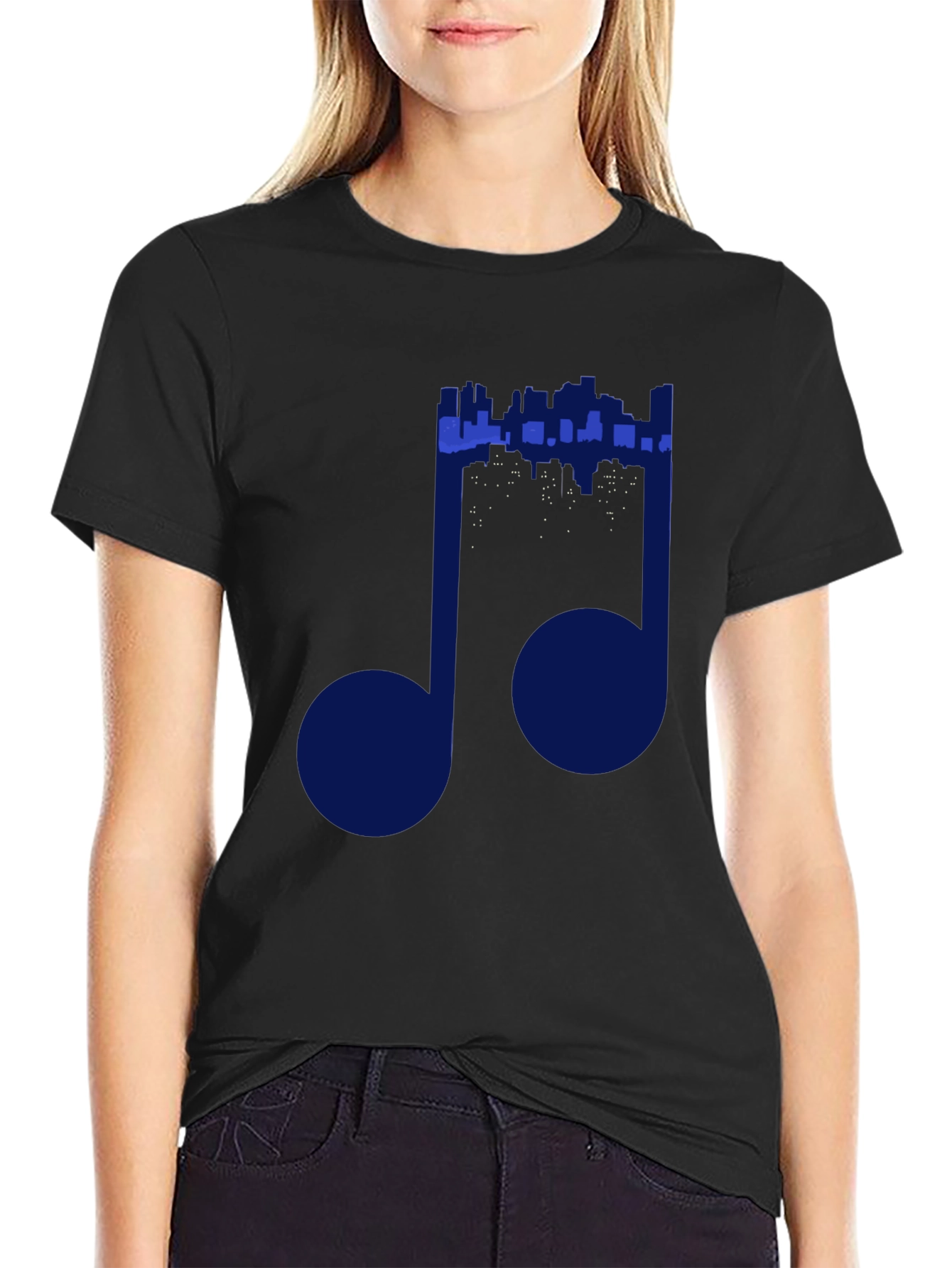 Musical Cityscape T-Shirt