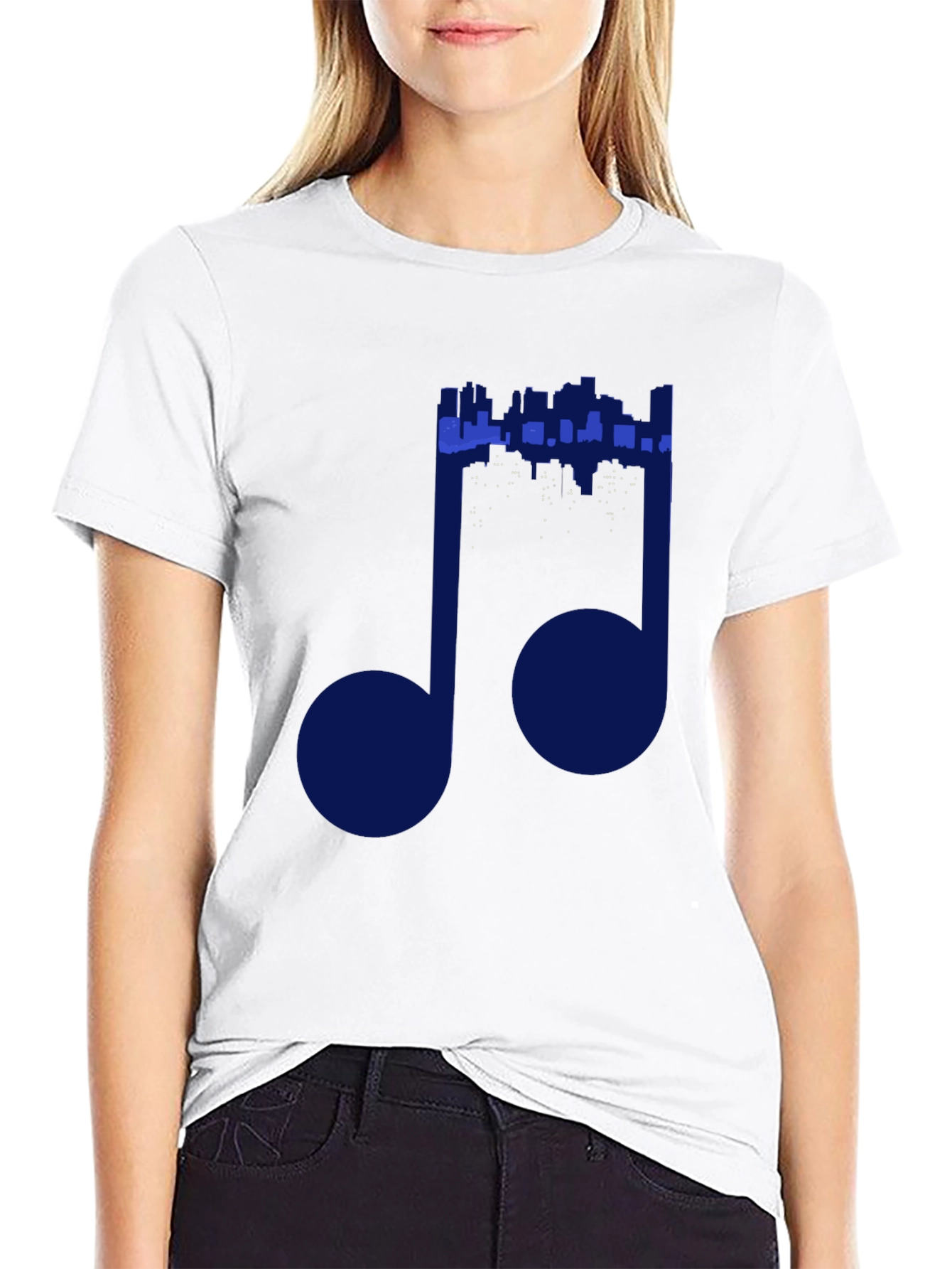 Musical Cityscape T-Shirt