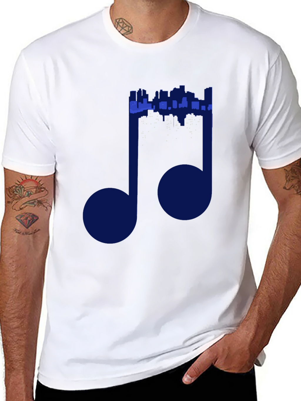 Musical Cityscape T-Shirt