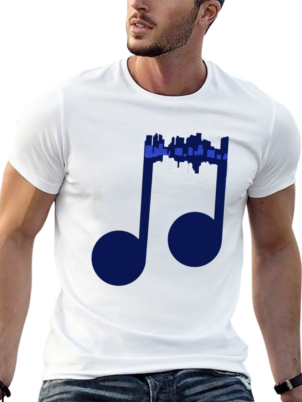 Musical Cityscape T-Shirt