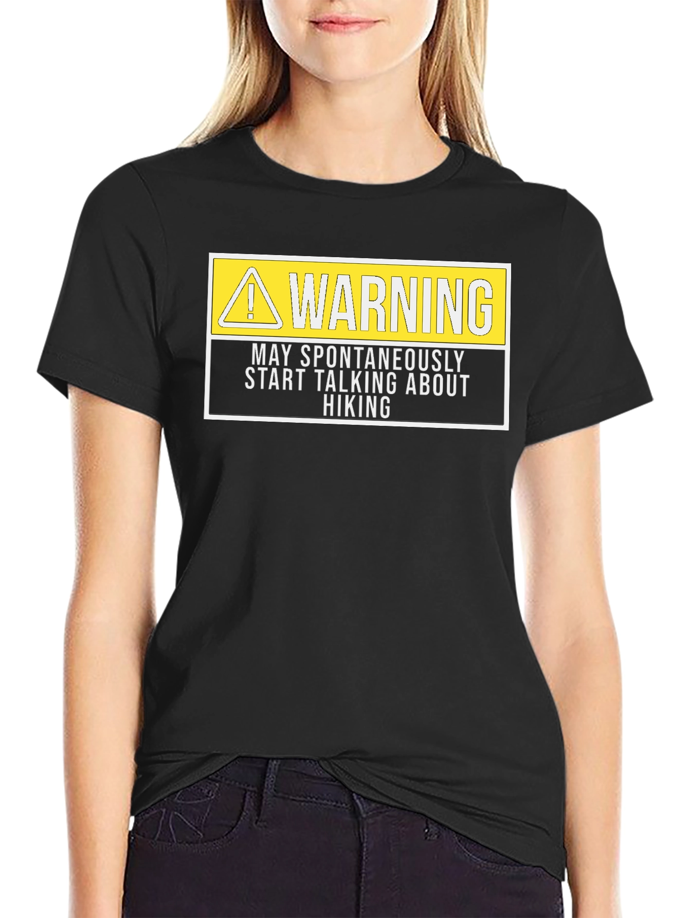 Warning Hiker T-Shirt Funny Hiking Tee