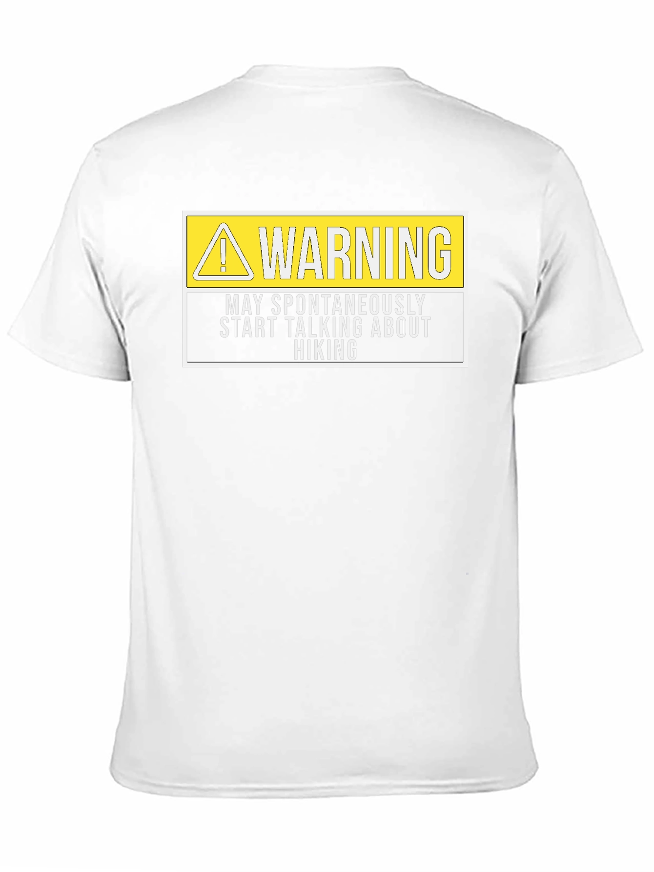 Warning Hiker T-Shirt Funny Hiking Tee