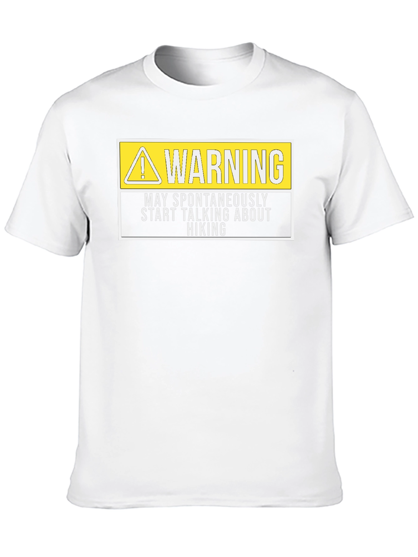 Warning Hiker T-Shirt Funny Hiking Tee