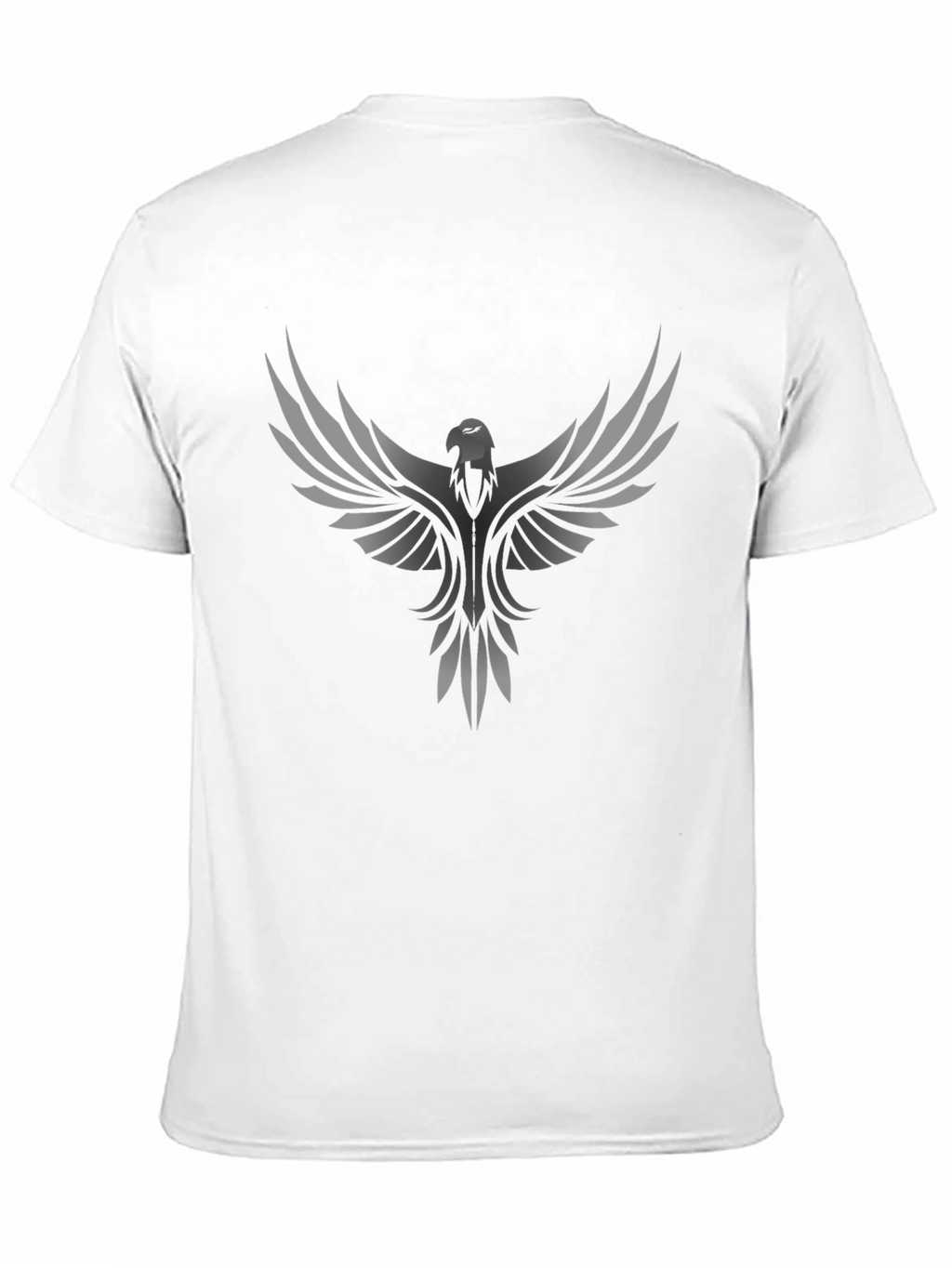 Phoenix Graphic Print Mens Black T-Shirt