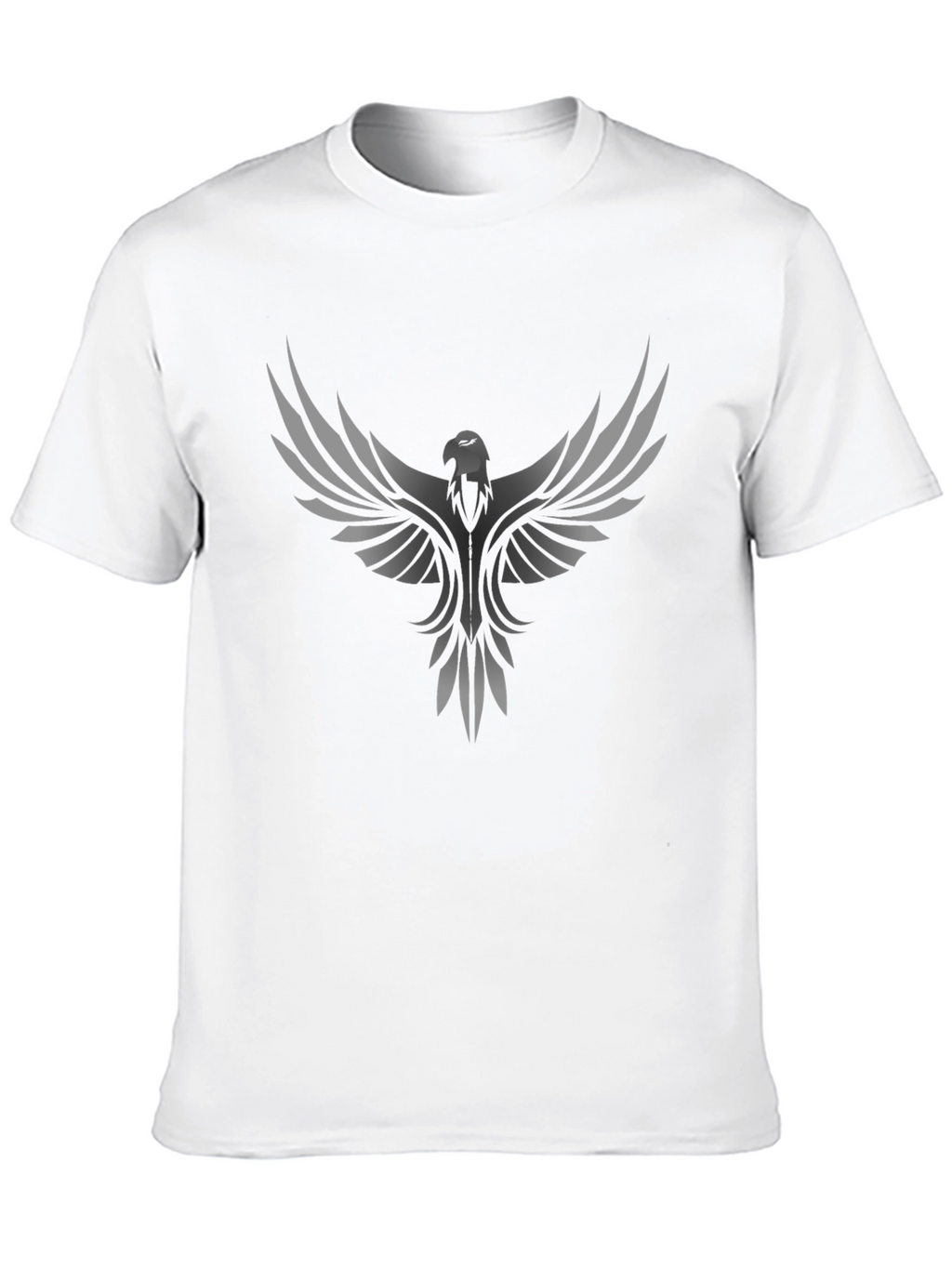Phoenix Graphic Print Mens Black T-Shirt