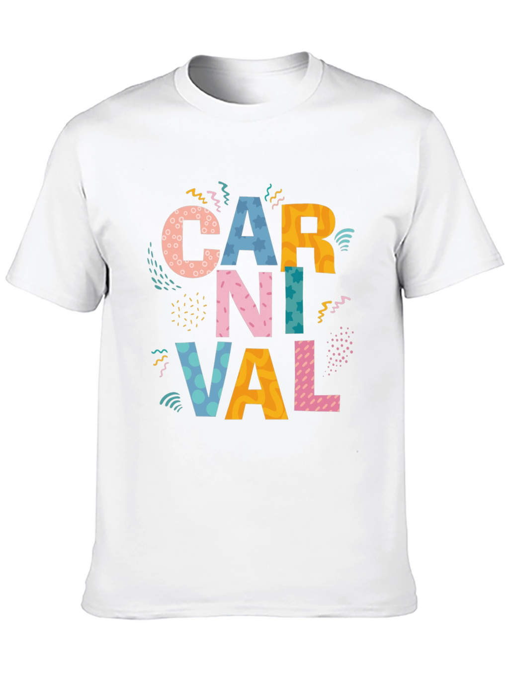 Carnival Graphic Tee - Vibrant Party Style