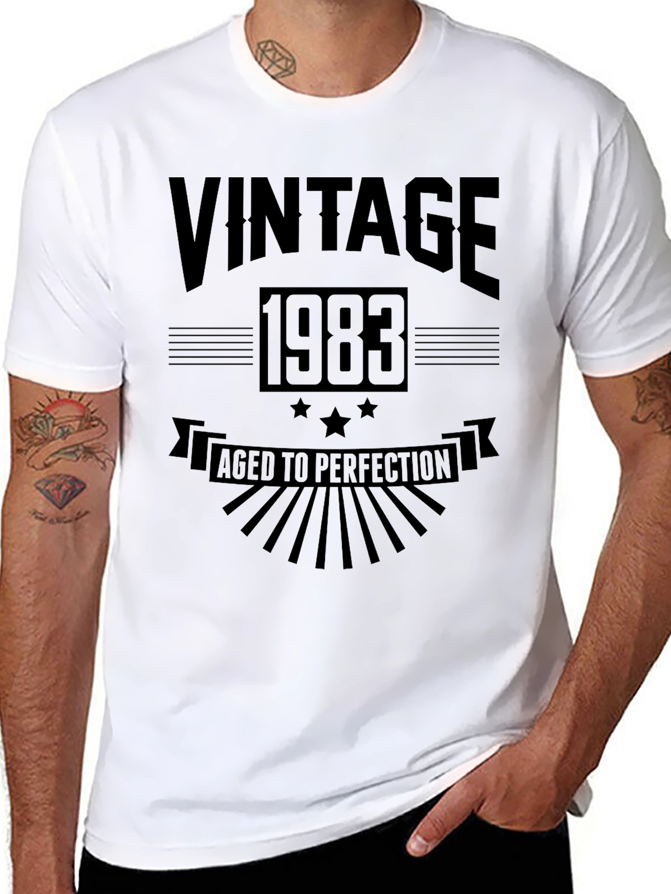 Vintage 1983 Aged To Perfection Graphic Tee