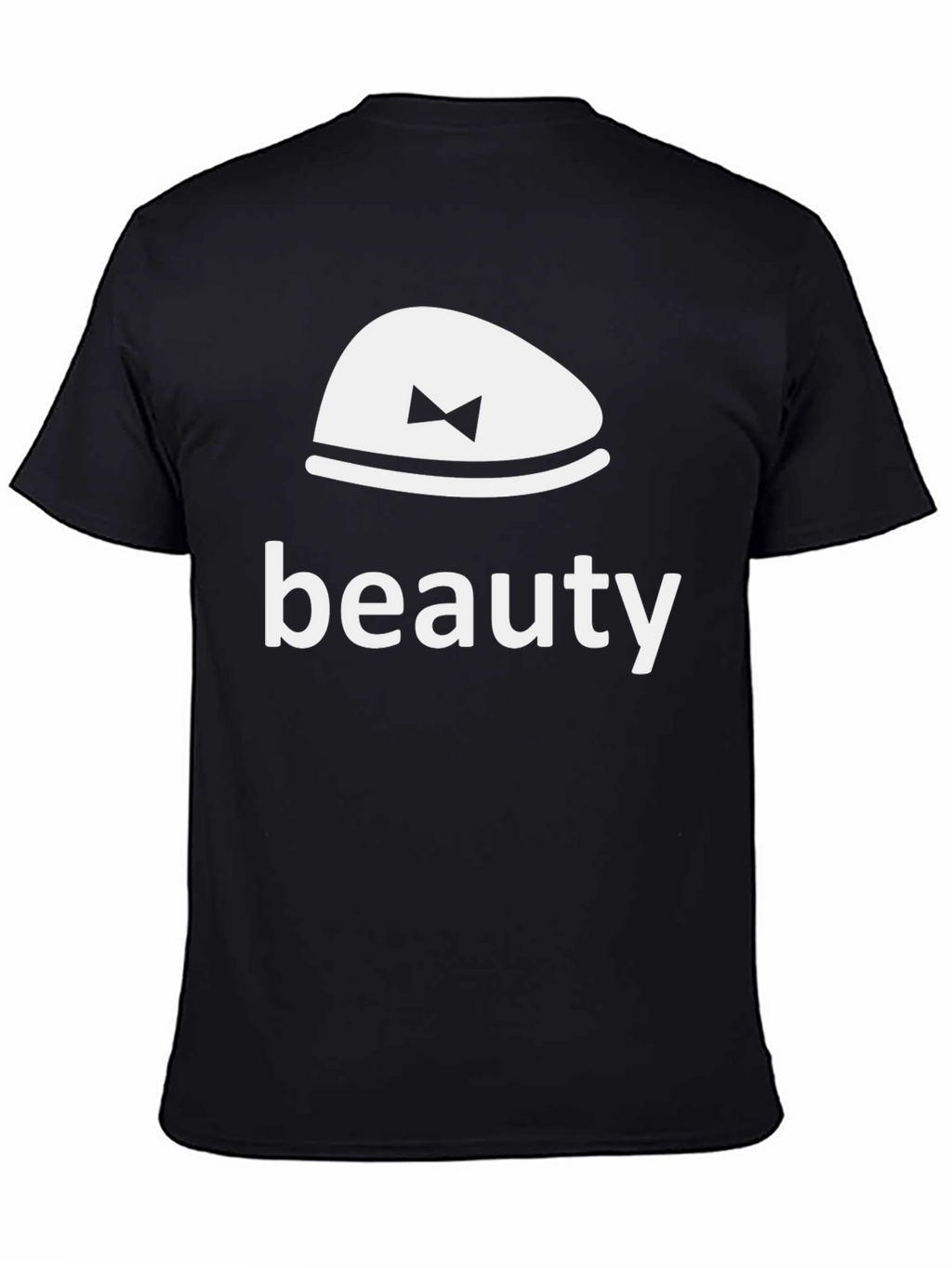 Beauty Bowtie Graphic Tee - Stylish Black T-Shirt