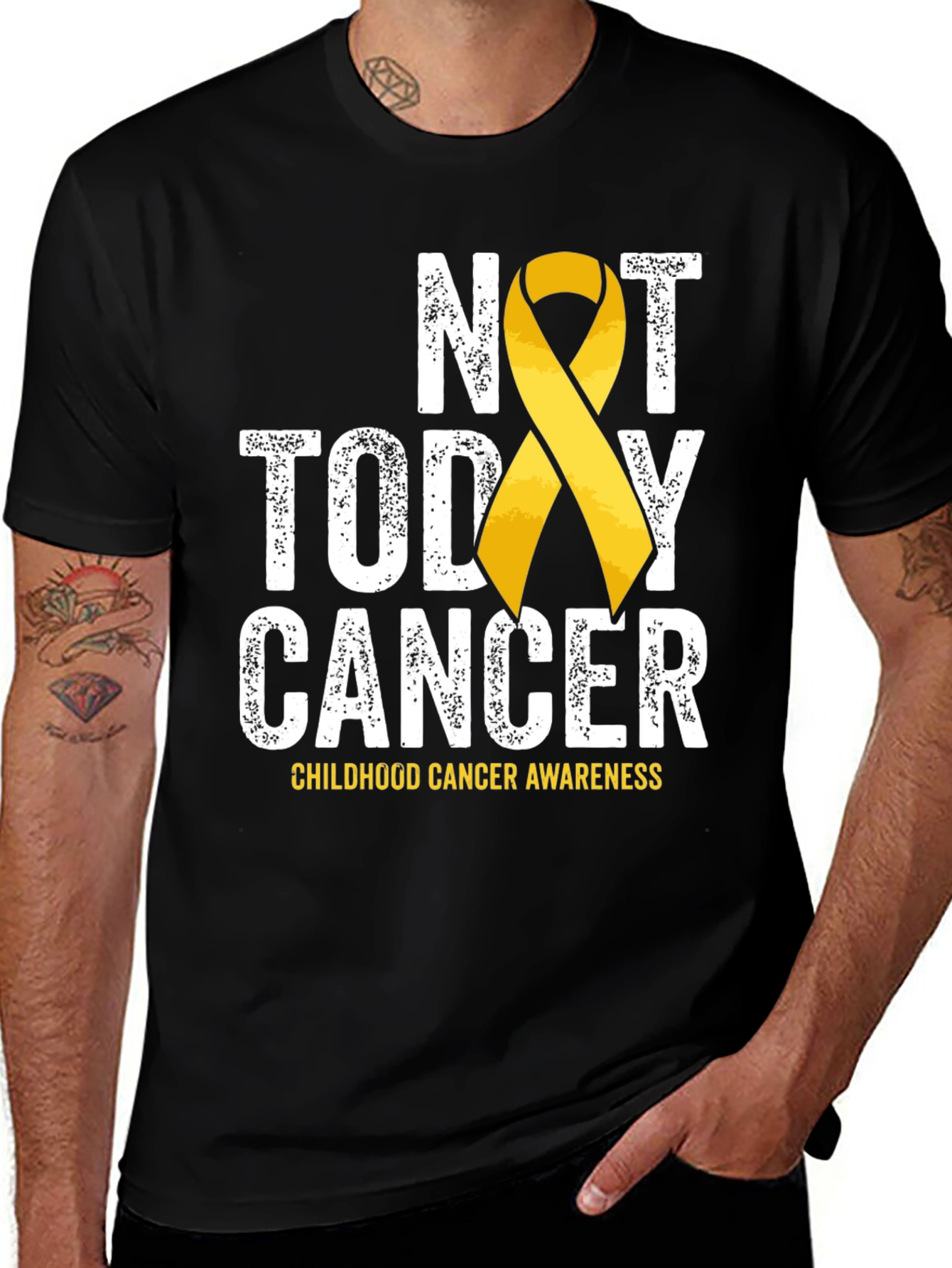 Not Today Cancer Childhood Awareness T-Shirt
