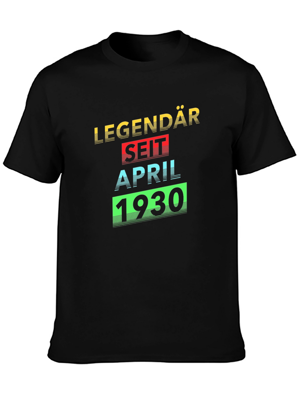Legendary Since April 1930 Black T-Shirt