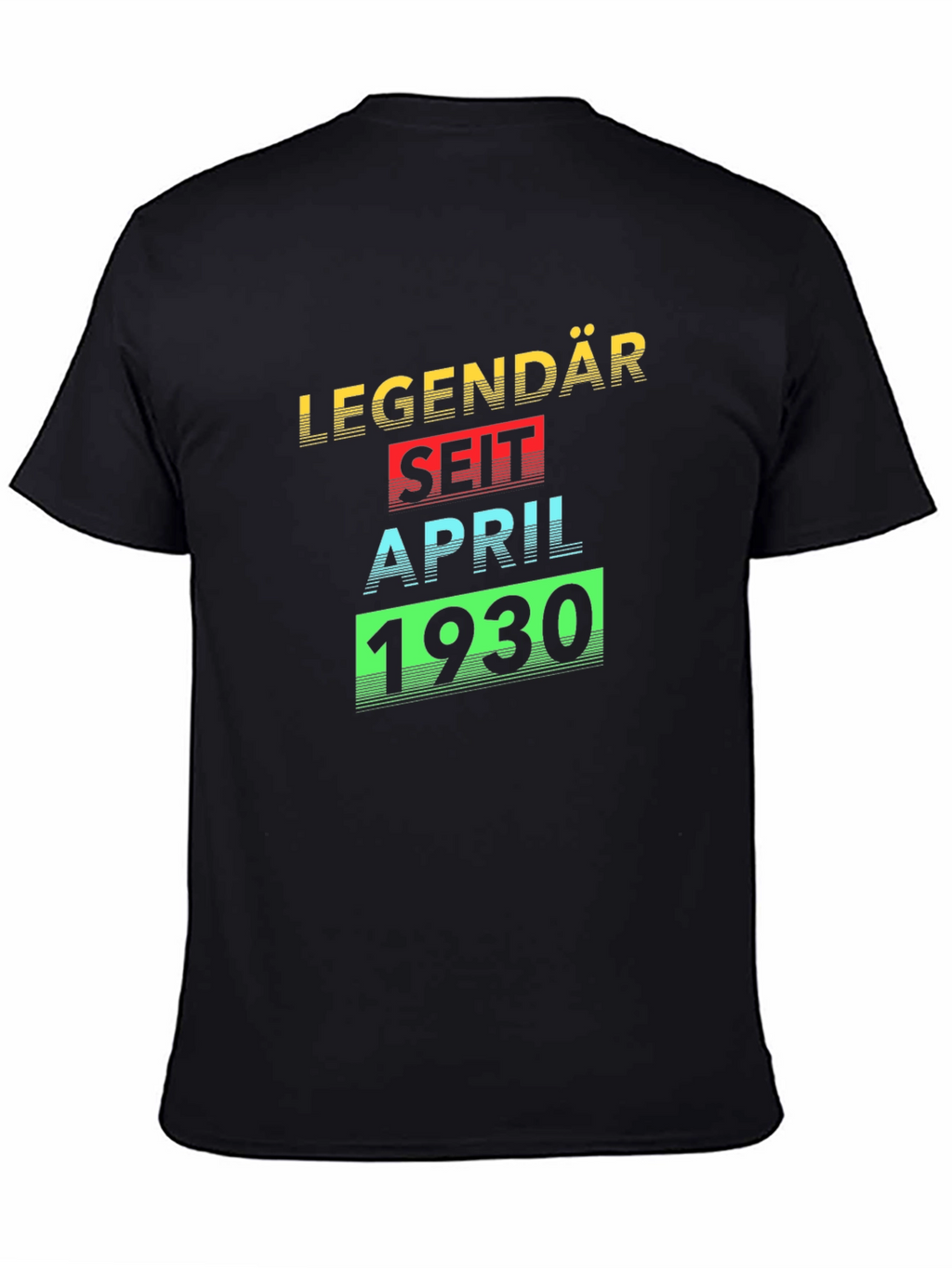 Legendary Since April 1930 Black T-Shirt