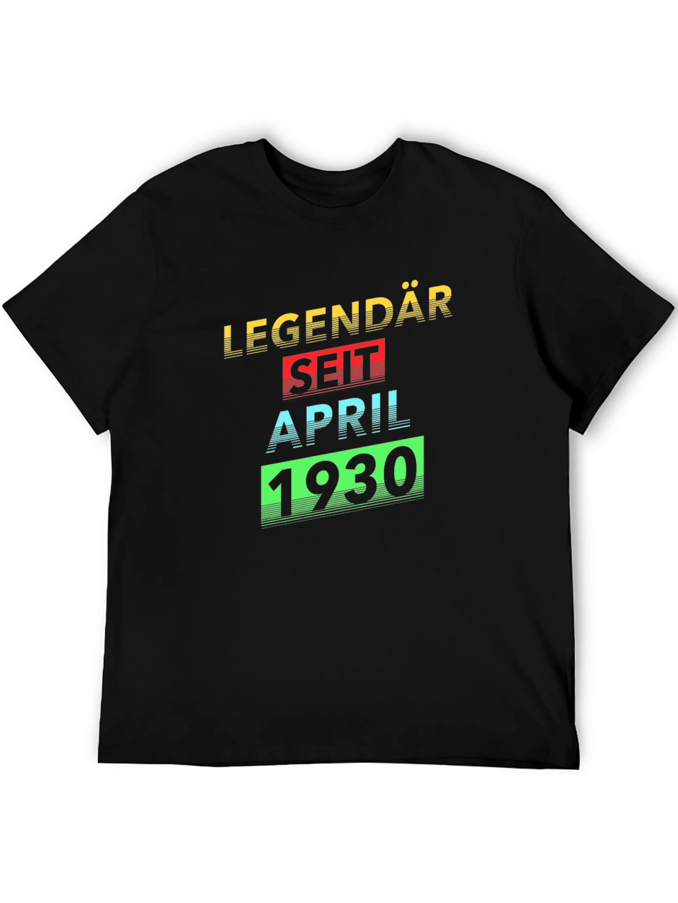 Legendary Since April 1930 Black T-Shirt