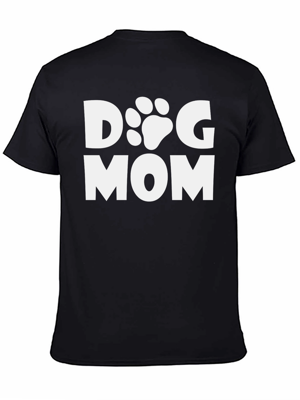 Dog Mom T-Shirt - Paw Print Design