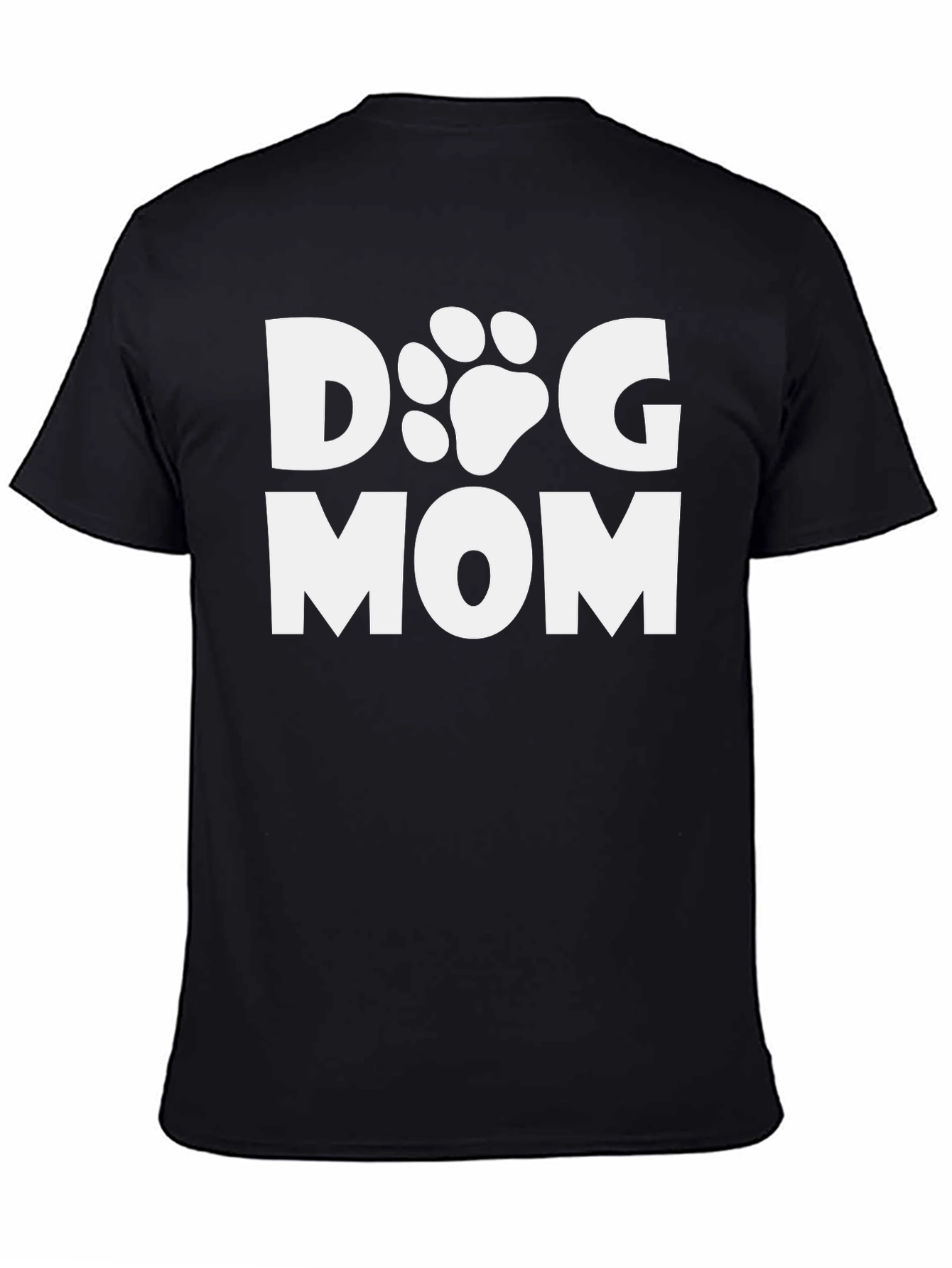 Dog Mom T-Shirt - Paw Print Design